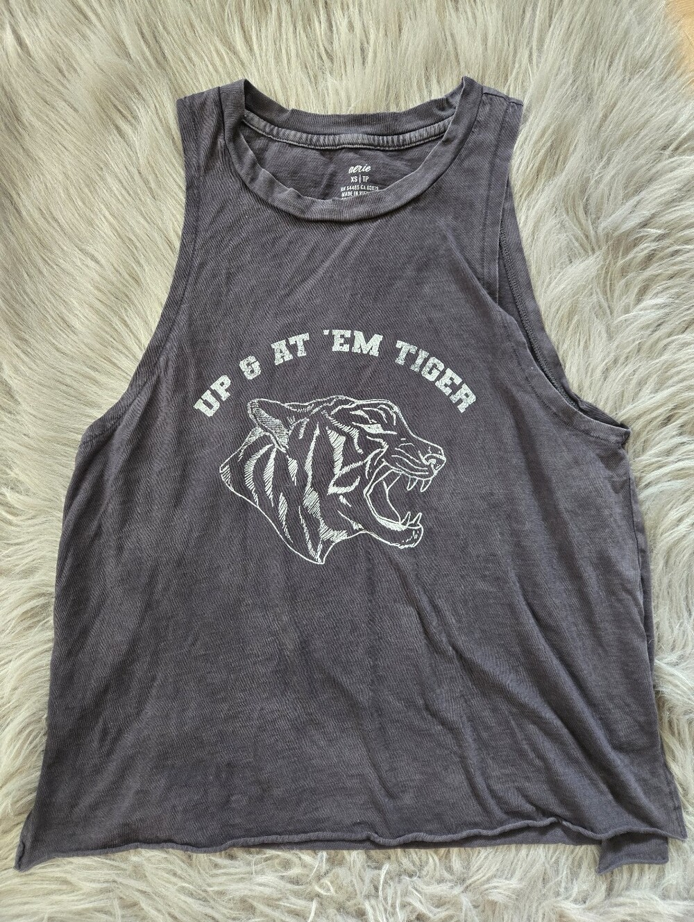 Aerie 'Up & At Em Tiger' Tank Top